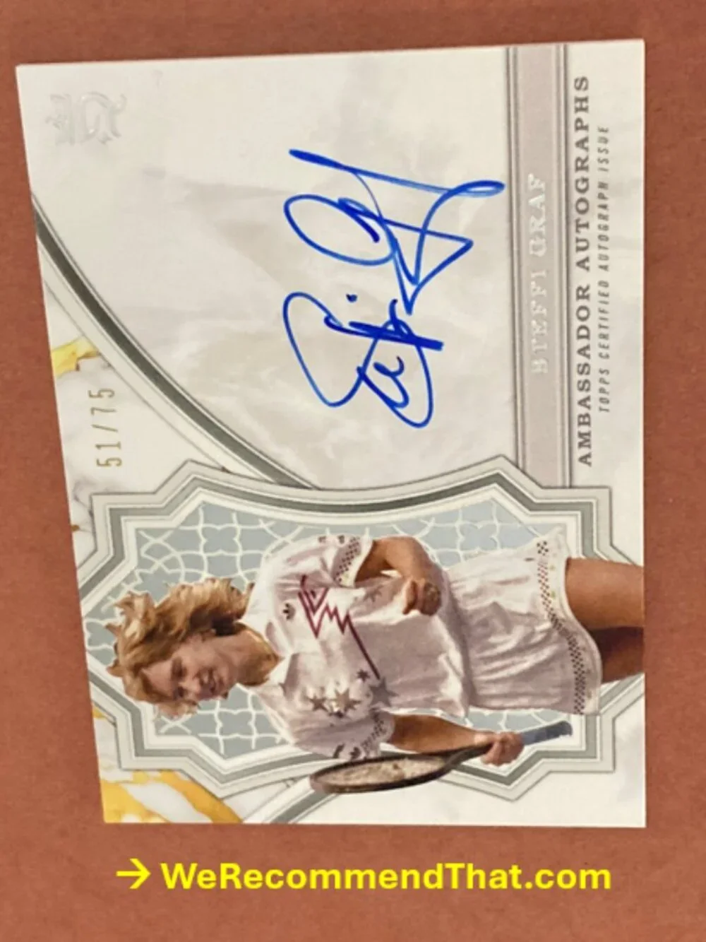 2024 Topps Royalty Collection Steffi Graf Ambassador Autograph Card